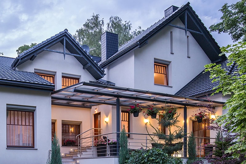 Keeping Your Home Business Operational With a Whole-Home Generator. Photo of a modern home.